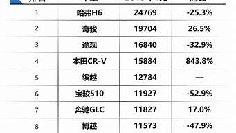 汽车油耗排名_汽车油耗排名最省油汽车排行榜